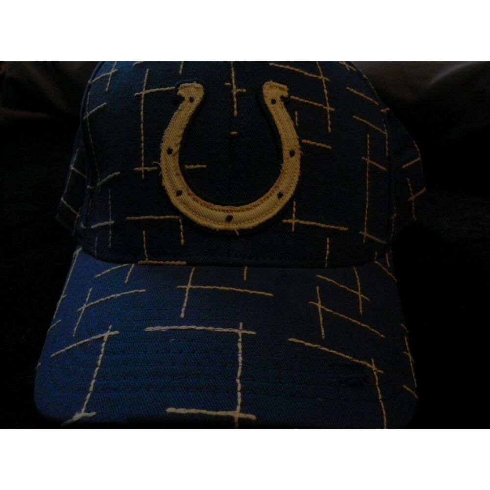 Indianapolis Colts Reebok Retro Sport Hat S/M Blue Horseshoe NFL Cap